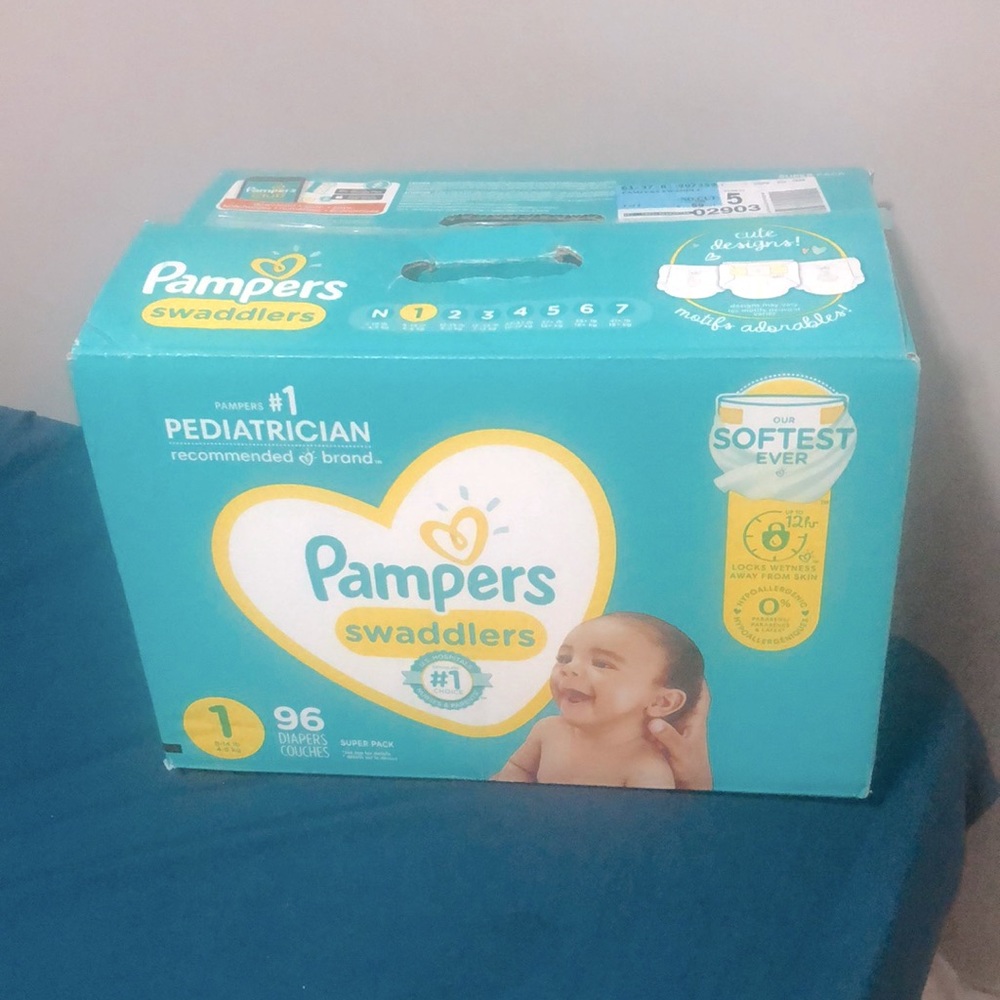 Baby pampers size 1